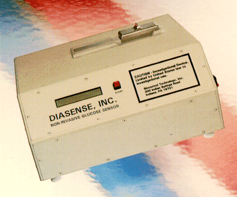 Prototype of the Diasensor 1000 TM from Biocontrol Inc. in 1993